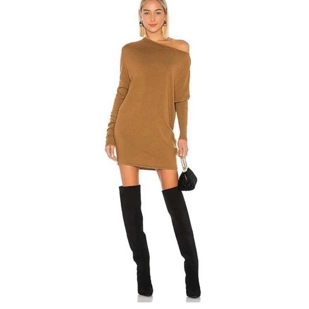 New without tags NBD off shoulder Cortado sweater dress
